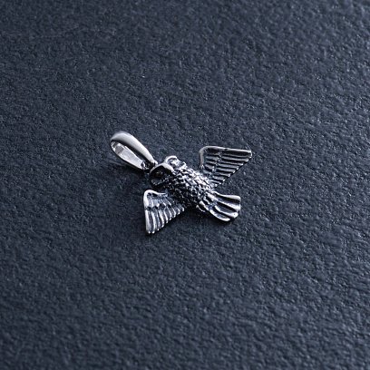 Срібна підвіска "Сова" 13336 №6