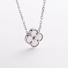 Срібне кольє "Конюшина" 181362 от ювелирного магазина Оникс