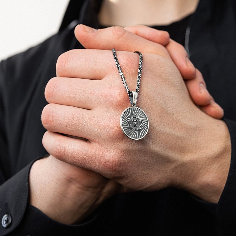 Серебряный кулон "Георгий Победоносец" 133220 от ювелирного магазина Оникс - 5