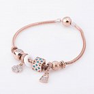 Золотий браслет з Шарм (фіаніти) б02761 от ювелирного магазина Оникс