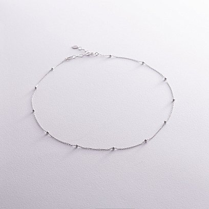 Серебряное колье "Шарики" 908-01224