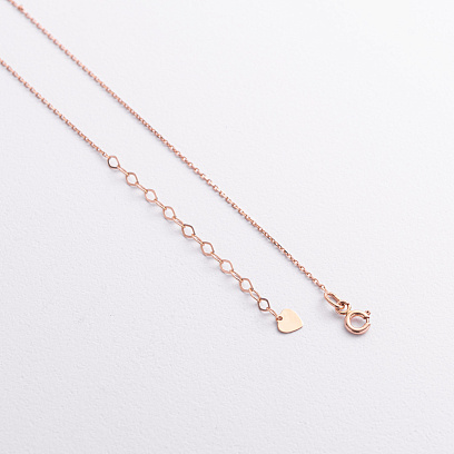 Колье "Монетка" в красном золоте (возможна гравировка) кол02611 №3