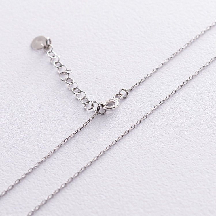 Срібне кольє з літерою С 18618б від ювелірного магазину Онікс - 4