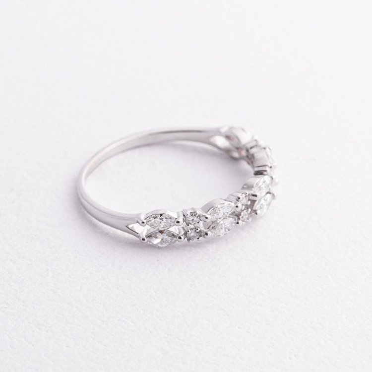 Золотое кольцо с бриллиантами кб0616lg от ювелирного магазина Оникс - 1