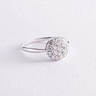 Кольцо в белом золоте с бриллиантами к236 от ювелирного магазина Оникс - 2