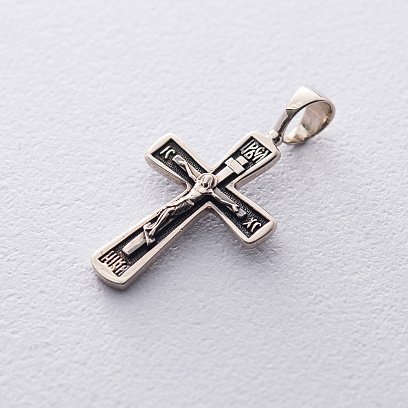 Золотий хрестик "Спаси і Збережи" п03208