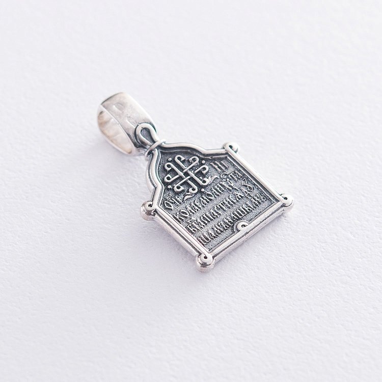 Серебряная ладанка "Николай Чудотворец" 132995 от ювелирного магазина Оникс - 1