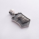 Чоловічий срібний кулон "Орел" 377 от ювелирного магазина Оникс - 10