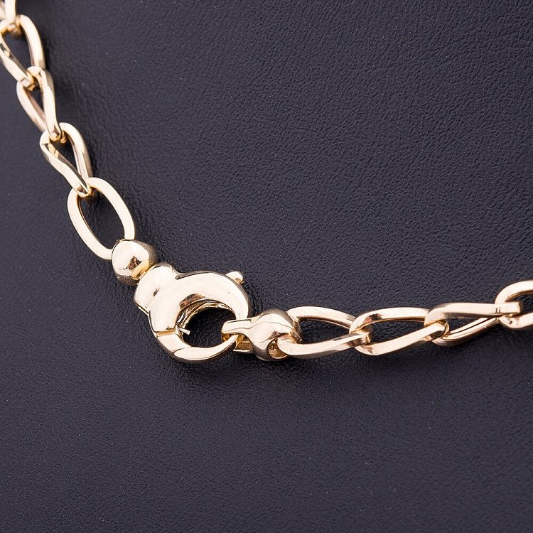 Эксклюзивное золотое колье с фианитами в стиле "Тиффани" кол00844 от ювелирного магазина Оникс - 2