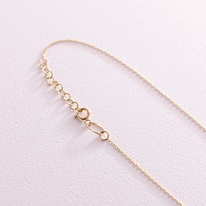 Кольє "Конюшина" у жовтому золоті кол02170 №3