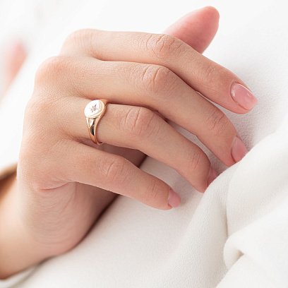 Золотое кольцо "Полярная звезда" к06604 №2