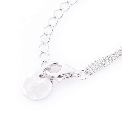 Срібний браслет з кульками 141258 №3