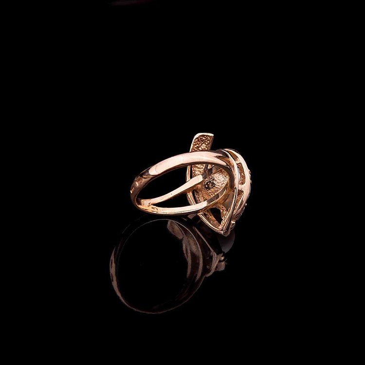 Каблучка (культивовані прісноводні перли, фіаніти) к02195 від ювелірного магазину Онікс - 1