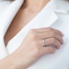 Помолвочное золотое кольцо с бриллиантами кб03048 от ювелирного магазина Оникс - 3