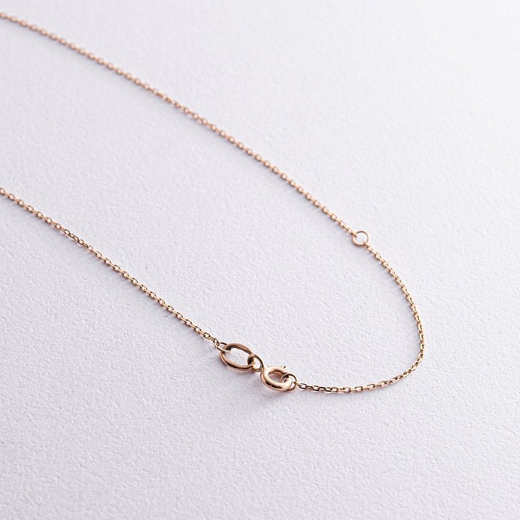 Золоте кольє "Конюшина" з діамантами 723013121 від ювелірного магазину Онікс - 5