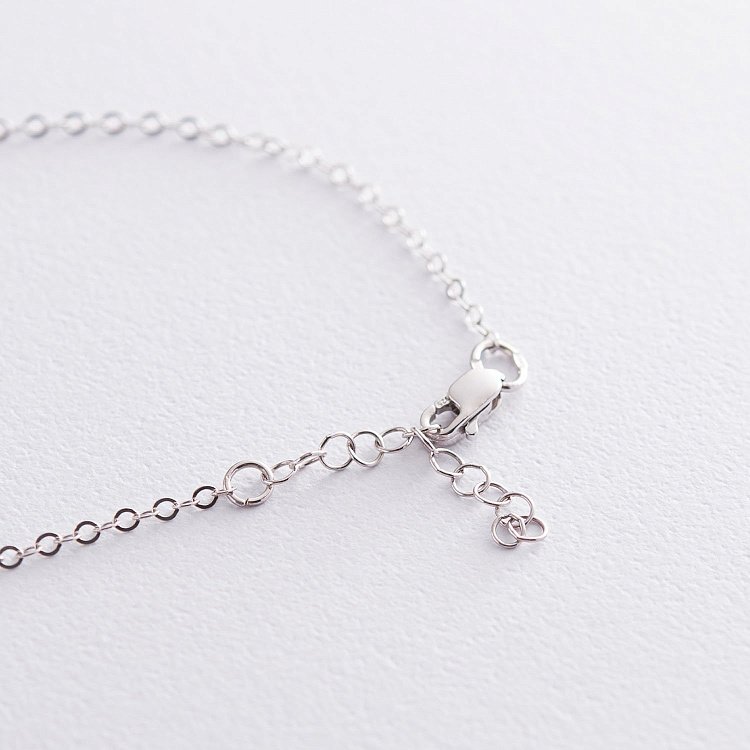 Срібний браслет "Улюблені букви" з гравіюванням 2091б від ювелірного магазину Онікс - 7