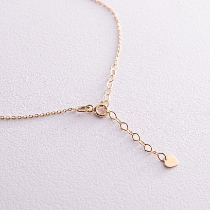 Колье "Моя Украина" в желтом золоте (возможна гравировка) кол02299 №8