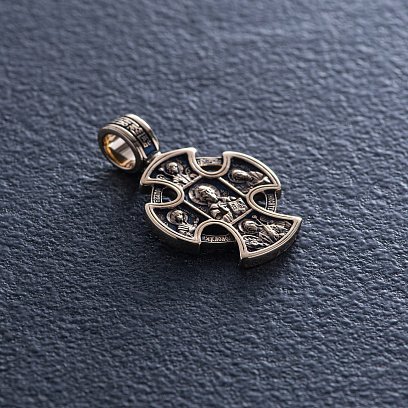 Православный крест "Господь Вседержитель. Ангел Хранитель" п03883 №2