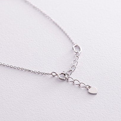 Серебряное колье - галстук 908-01312 №6