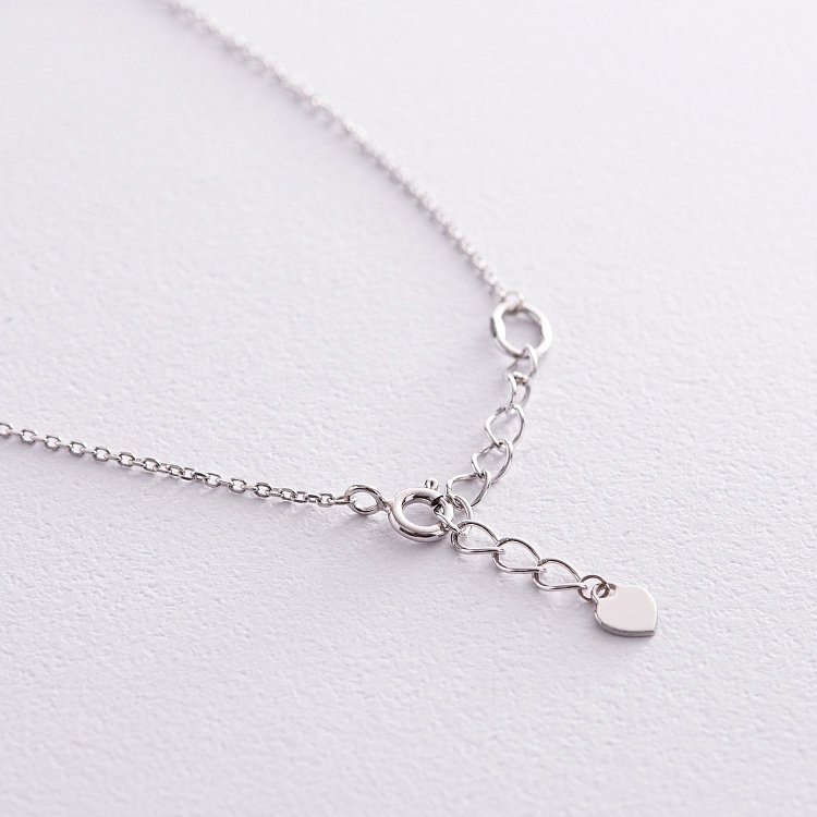 Серебряное колье - галстук 908-01312 от ювелирного магазина Оникс - 5