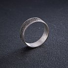 Серебряное кольцо "Вышиванка - сварга" 1115 от ювелирного магазина Оникс - 4
