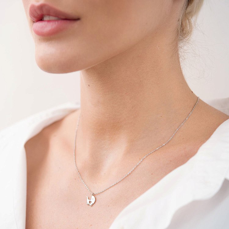 Золотое колье "Коляска" с бриллиантом 104-10029 от ювелирного магазина Оникс - 3