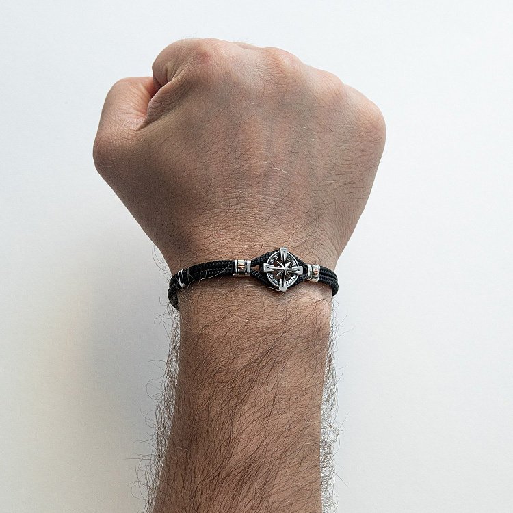 Мужской браслет "Роза ветров" ZANCAN EXB862R-NE от ювелирного магазина Оникс - 1