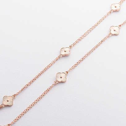 Золоте кольє "Конюшина" кол02660 №2