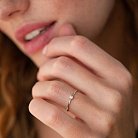 Помолвочное золотое кольцо с бриллиантом 227721121 от ювелирного магазина Оникс - 2