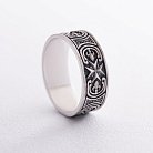 Серебряное кольцо "Оберег Алатырь" 418 от ювелирного магазина Оникс - 15