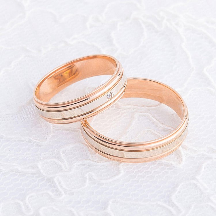 Обручальное кольцо обр000532 от ювелирного магазина Оникс - 2