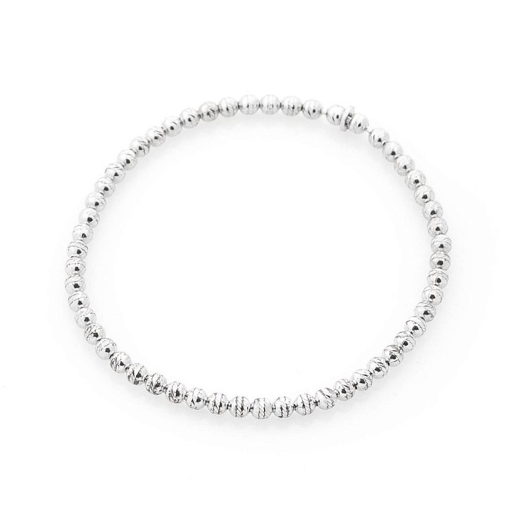 Серебряный шариковый браслет 141231 от ювелирного магазина Оникс
