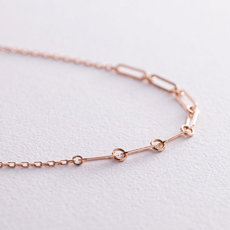 Колье - цепочка в красном золоте кол02378 от ювелирного магазина Оникс - 3