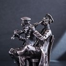 Срібна фігура ручної роботи "Єврейські музиканти" сер00048 от ювелирного магазина Оникс - 3