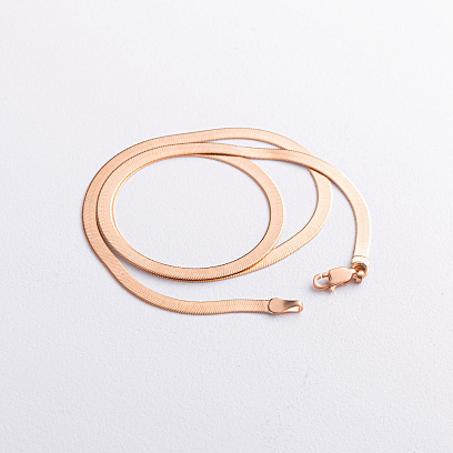 Колье "Наоми" в красном золоте (снейк) ц00514-4,0 №3