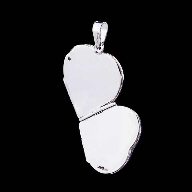 Кулон для фотографии в форме сердца 132026 от ювелирного магазина Оникс - 2