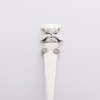 Серебряная ложка "Медвежонок" 24041 №2