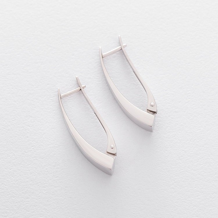 Золотые серьги на английской застежке с04813 от ювелирного магазина Оникс