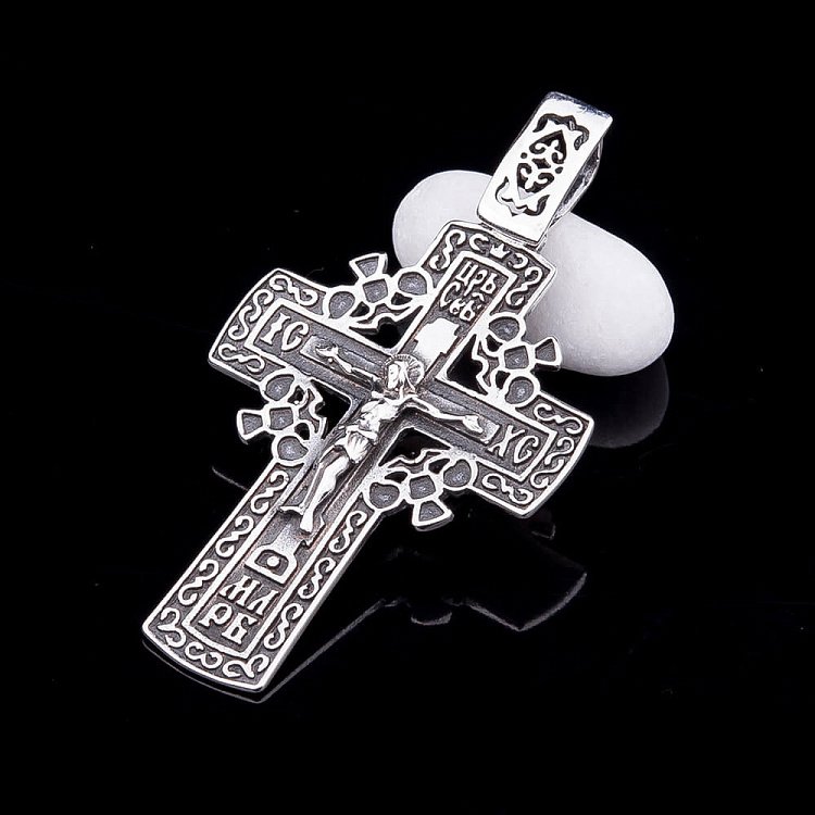 Православный крест "Голгофский крест" 131043 от ювелирного магазина Оникс