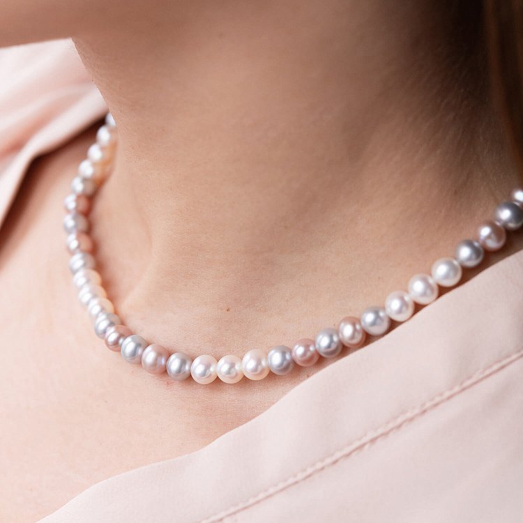 Колье из жемчуга кол00510м от ювелирного магазина Оникс - 5