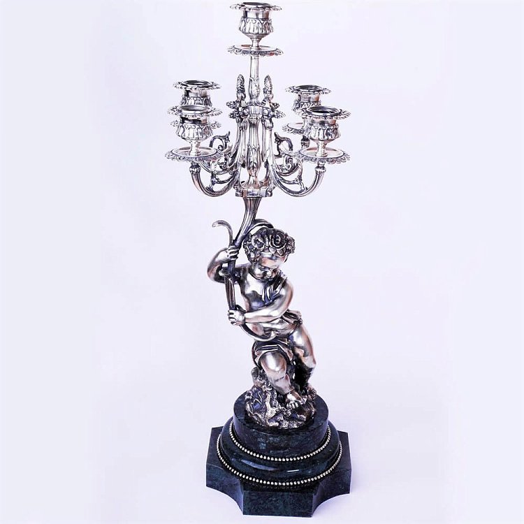 Срібний підсвічник "Милий Ангел" Сер.12 від ювелірного магазину Онікс