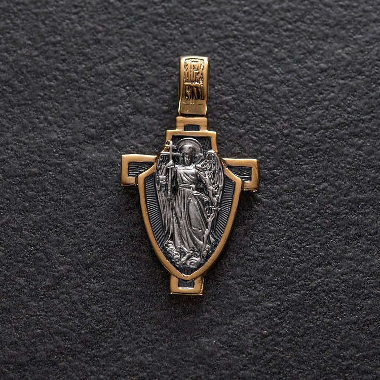 Серебряная ладанка "Ангел Хранитель" 132960 от ювелирного магазина Оникс - 1