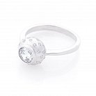 Срібний перстень (фіаніти) 112059 от ювелирного магазина Оникс - 1