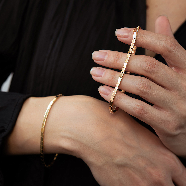 Браслет "Aria" у червоному золоті б05708 від ювелірного магазину Онікс - 1