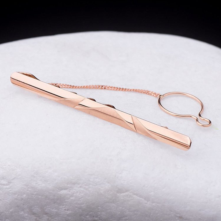 Золотой зажим для галстука заж00061 от ювелирного магазина Оникс - 2