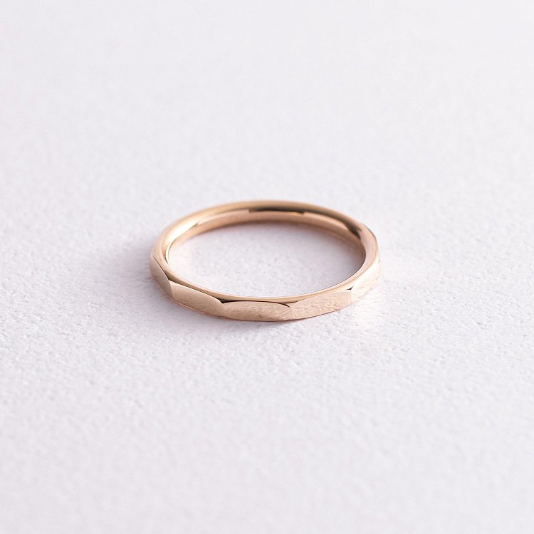 Каблучка "Далія" в жовтому золоті к06866 від ювелірного магазину Онікс