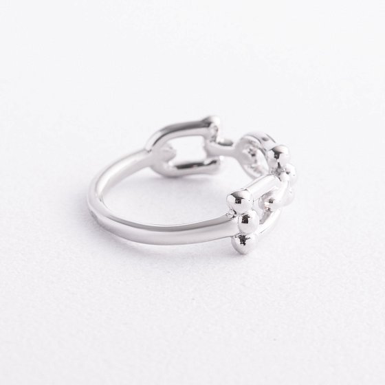 Серебряное кольцо "Фантазия" 112855 №3