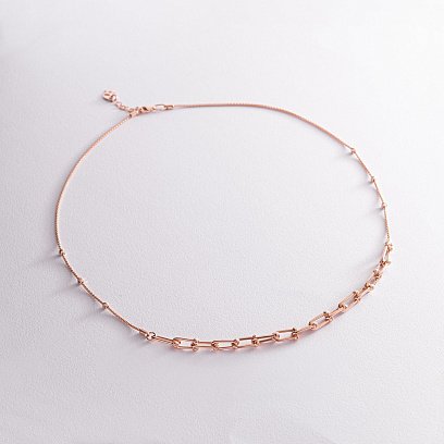 Золотое колье "Фантазия" кол02180 №2