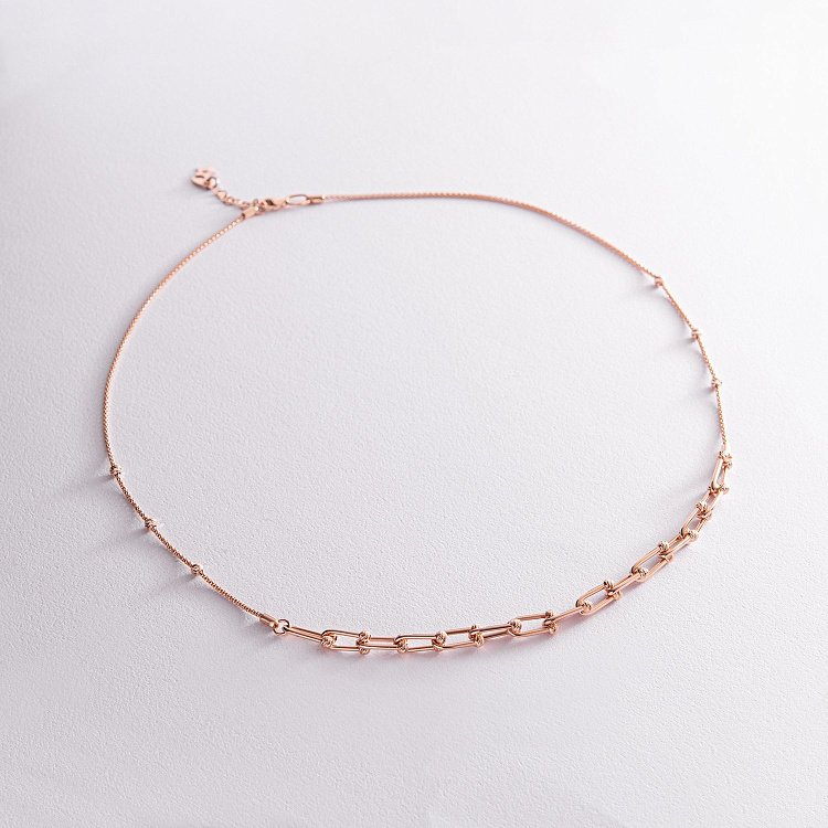 Золотое колье "Фантазия" кол02180 от ювелирного магазина Оникс - 1