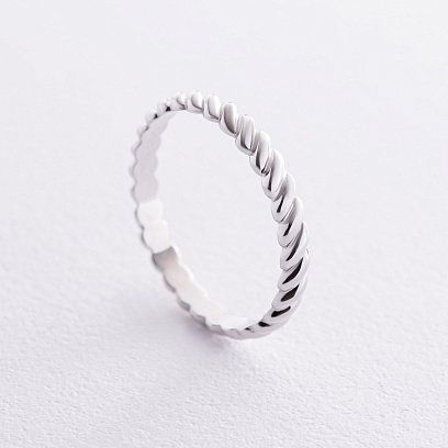 Кольцо "Margaret" в белом золоте к07518 №3